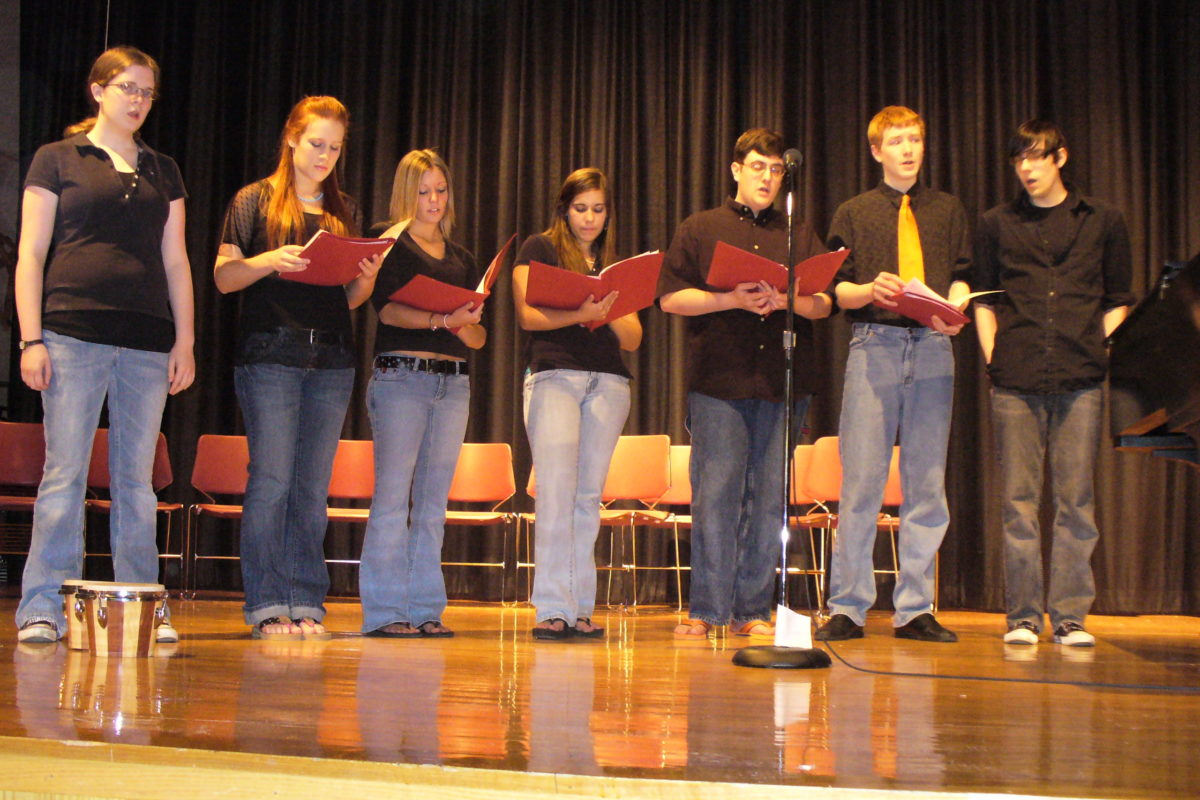 Scs Choir At District Spelling  B